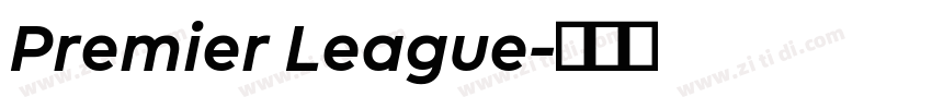 Premier League字体转换